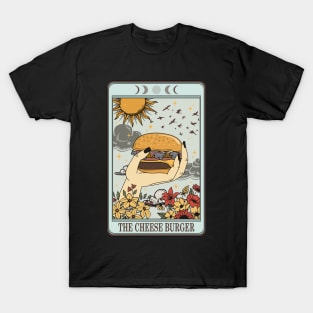 Funny food tarot cheese burger T-Shirt